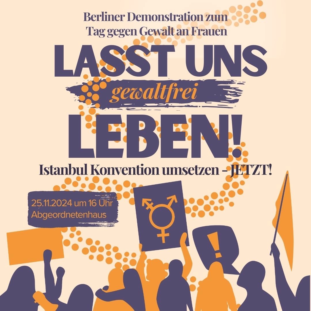 ein Plakate mit silhouetten, welche Fahnen und ein Trans-Zeichen hochhalte