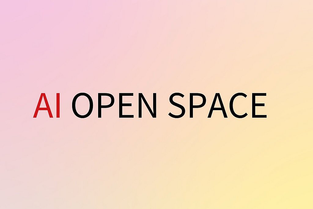 Schriftzug AI Open Space 