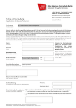 Leave of Absence Application Form