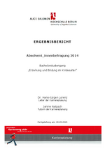 Ergebnisbericht B.A. Erziehung und Bildung im Kindesalter