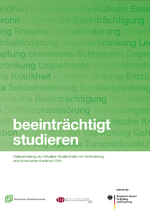 Broschüre "Beeinträchtigt Studieren"