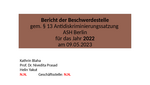 Bericht der Beschwerdestelle 2022