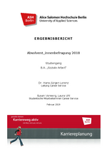 Ergebnisbericht B.A. Soziale Arbeit