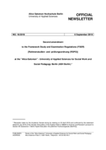 ASH Berlin Study and Examination Regulations in English ASH Berlin Study and Examination Regulations in English