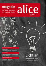 Licht an! Innovation und Qualität in Studium & Lehre