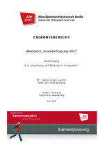 Ergebnisbericht B.A. Erziehung und Bildung im Kindesalter