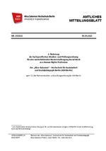 SWHR Study and Examination Regulation - in German SWHR Study and Examination Regulation - in German