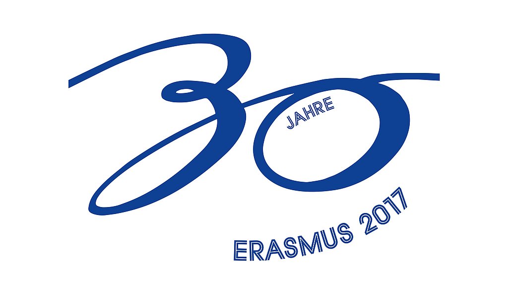 Logo 30 Jahre Erasmus