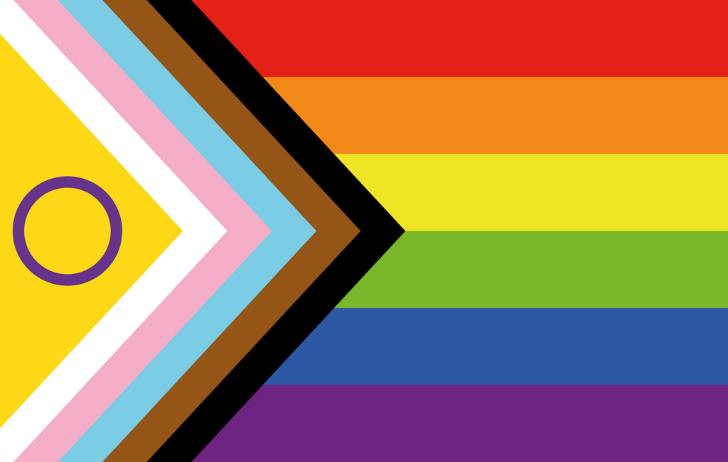 The progress pride flag